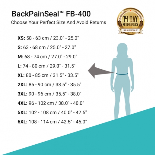 BackPainSeal™ FB-400 Women's Waist Trainer for Lumbar Muscle Pain Relief and Weight Loss 11