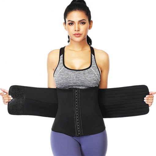 BackPainSeal™ FB-428 Women's Lower Back Strain Relief and Tummy Slimming Waist Trainer 3