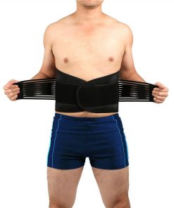 Men's Lumbar Belt for Lower Back Spasms and Sprains Relief