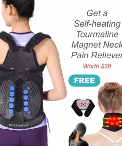 BackPainSeal™ DO-875 Full Back TLSO Brace for Compression Fractures, Lordosis, Herniated Discs and Postural Extension + FREE Neck Pain Reliever (Combo Offer) 3