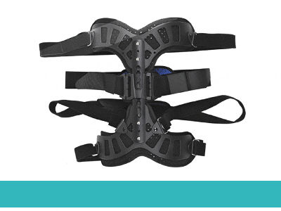 BackPainSeal™ DO-820 Adjustable Scoliosis Posture Corrector Spinal Auxiliary Orthosis For Postoperative Recovery Durable