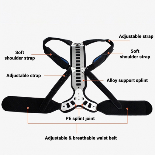 BackPainSeal™ DO-890 Posture Corrector for Hunched back, Slouching, Kyphosis and Vertebral Compression Fracture + FREE Neck Pain Reliever (Combo Offer) 6