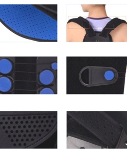 BackPainSeal™ DO-577 Full Back TLSO Brace for Vertebral Fracture, Lordosis, Herniated Discs and Postural Extension + FREE Neck Pain Reliever (Combo Offer) 14 Breathable inner cushion, soft shoulder pads, nylon pulley system for tightening and sweat-free design