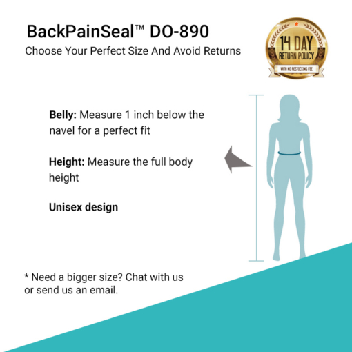 BackPainSeal™ DO-890 Posture Corrector for Hunched back, Slouching, Kyphosis and Vertebral Compression Fracture + FREE Neck Pain Reliever (Combo Offer) 9
